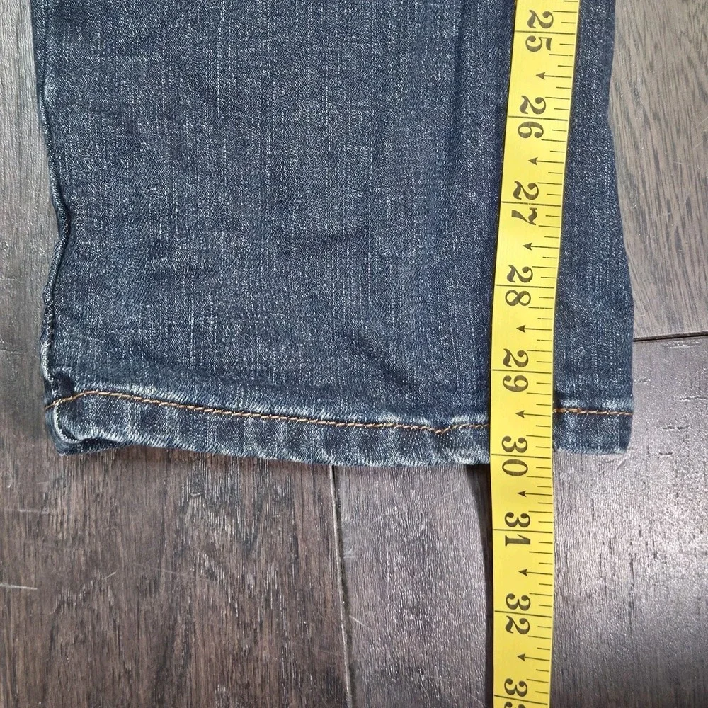 Dickies Slim Blue Jeans Mens Size 33x30 With Stretch Mid-rise Med-wash